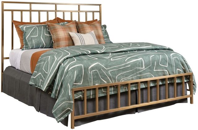Kincaid® Aspire Brushed Gold/Bronze King Metal Rod Bed-0