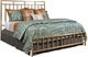 Kincaid® Aspire Brushed Gold/Bronze King Metal Rod Bed-0