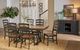 A-America® Stormy Ridge Chicory Trestle Counter Height Table with Slate Black Base-1