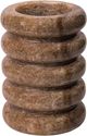 TOV Furniture Marble Brown Layered Decorative Vase-3
