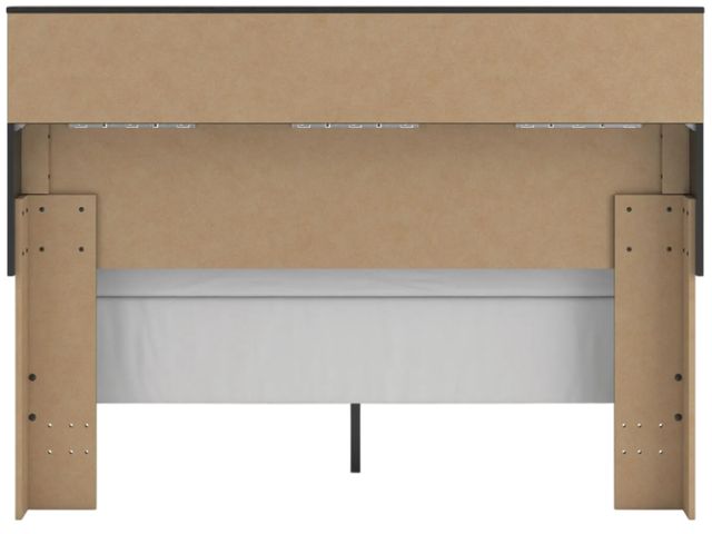 Signature Design by Ashley® Jonnifer Black/Gray Queen Bookcase Headboard-3