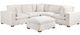 Coaster® Lakeview 5-Piece Ivory Upholstered Modular Sectional Sofa-0