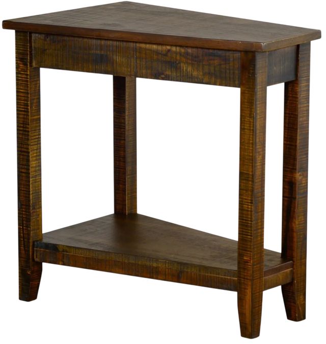 Sunny Designs™ Homestead Tobacco Leaf Chairside Table-0