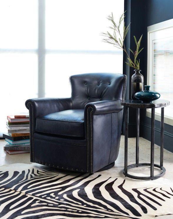 Hooker® Furniture Melange 2-Piece Gray Nesting Table with Black Gunmetal Frame-3