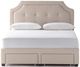 Malouf® Watson Oat California King Platform Bed Base-4