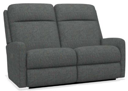 La-Z-Boy® Finley Midnight Power Wall Reclining Loveseat with Headrest-0