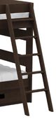 Elements International Cali Kids Brown Twin Over Twin Bunk Bed with Ladder and Trundle-1