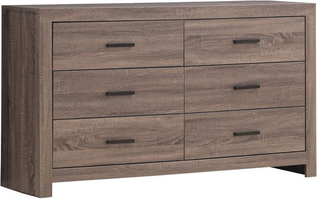 Coaster® Brantford 4-Piece Barrel Oak King Bedroom Set-5