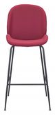 Zuo® Miles Red Bar Chair-1