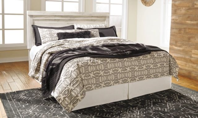Signature Design by Ashley® Bellaby Whitewash King Panel Headboard-1