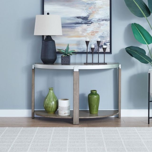 Liberty Furniture Sutton Bleached Sand Sofa Table-1