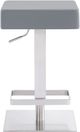 Armen Living Kaylee Grey Swivel Bar Stool-0