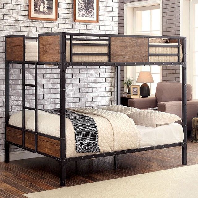 Furniture of America® Clapton Full/Full Bunk Bed-1