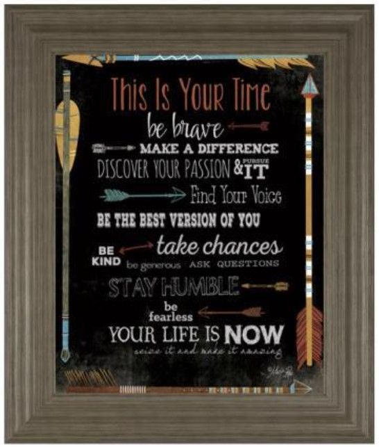 Classy Living Marla Rae This Is Your Time 22" Wall Art-0