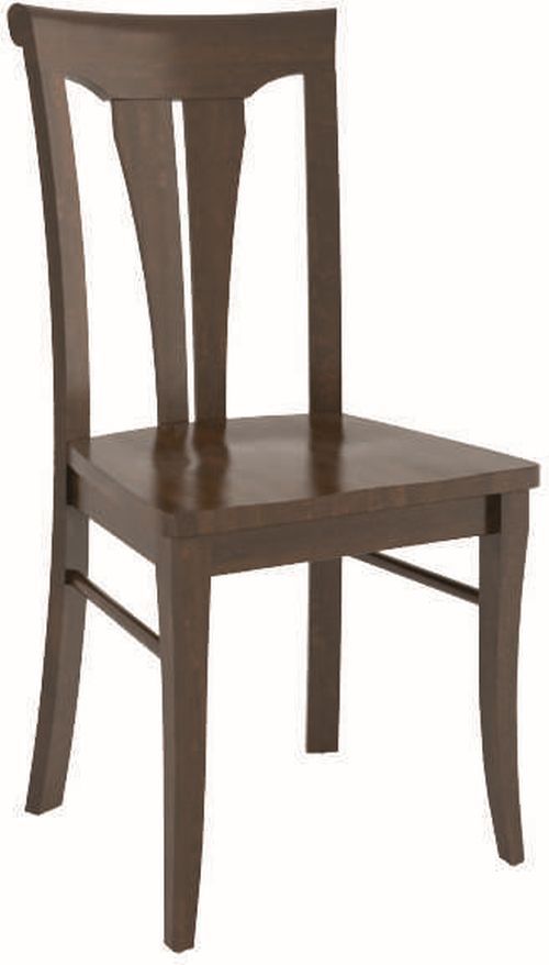 Canadel® Canadel Cognac Washed Wood Side Chair-0