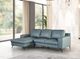 Furniture of America® Stordal Blue Sectional with Left Chaise-1