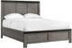 Elements International Wide 4-Piece Gray Queen Panel Bedroom Set-2
