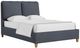 Artisan & Post by Vaughan-Bassett Pure Maple Natura/Navy Tweed King Upholstered Panel Bed-0