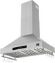 FORNO® Venezia Series Alta Qualita 36" Stainless Steel Wall Mounted Range Hood -1