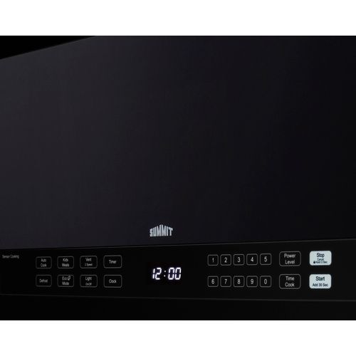 Summit® 1.4 Cu. Ft. Black Wide Over The Range Microwave-4