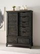 Kincaid® Furniture Plank Road Wheeler Charcoal Door Chest-1