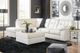 Signature Design by Ashley® Donlen 2-Piece White Living Room Set-3