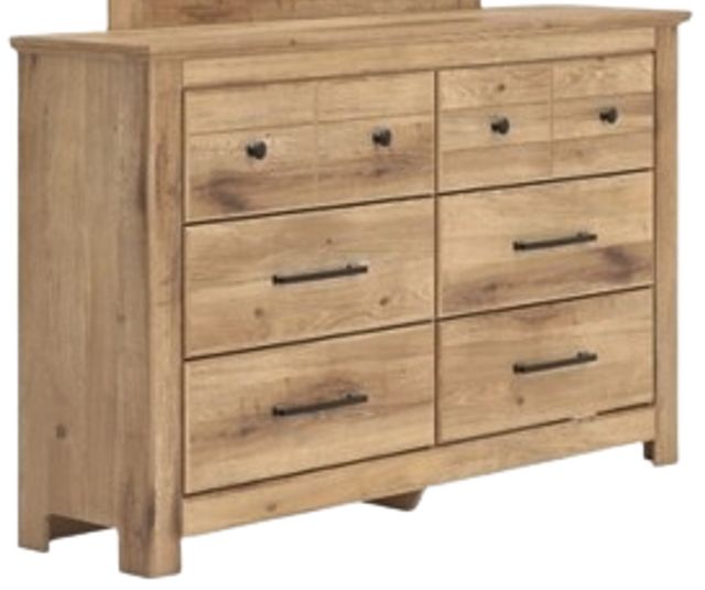 Signature Design by Ashley® Fenderport Tan Dresser and Mirror-3