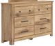 Signature Design by Ashley® Fenderport Tan Dresser and Mirror-3