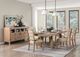 Homelegance® Aberdeen Distressed Light Oak Dining Table-1