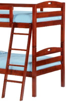 Night & Day Furniture™ Zest Bedroom Sesame Cherry Twin over Twin Bunk Bed-1