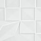 Olliix by Madison Park Geo Tempo 2 Piece White Carved Wall Panel Set-2
