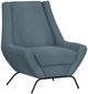 International Furniture Direct Tyne Blue Arm Chair-0