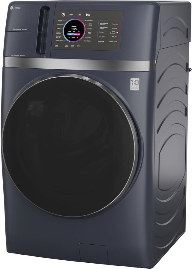 GE Profile™ ENERGY STAR® 4.8 Cu. Ft. Sapphire Blue UltraFast Washer Dryer Combo with Ventless Inverter Heat Pump Technology-4