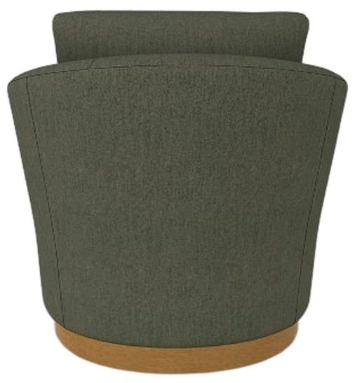 Best® Home Furnishings Customizable Tina Swivel Chair with Honey Birch Legs-3