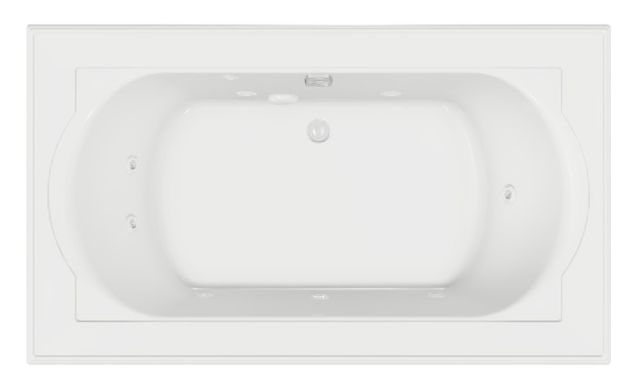 KOHLER® Memoirs® Biscuit 72" x 42" Drop-In Bath Whirlpool -2