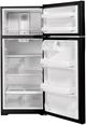 GE® 28" 16.6 Cu. Ft. ENERGY STAR® Black Top Freezer Refrigerator-2