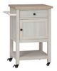 Signature Design by Ashley® Boderidge Antique White Bar Cart-1