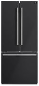 FORNO® Espresso Gallipoli 30 in. 17.5 Cu. Ft. Black Counter Depth French Door Refrigerator-0