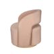 A & B Home Orange Swivel Barrel Chair-3