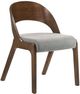 Armen Living Cirque and Polly 5-Piece Gray/Walnut Dining Set-2