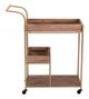 Zuo Modern Bar Brown/Gold Tray Cart-2
