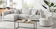 Stylus® Furniture Ames 2-Piece Elliston Oyster Left-Arm Facing Sectional and Chaise-1
