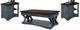 Parker House® Americana Modern 3-Piece Sable Cocktail Table Set with Denim Base-0