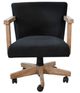Sunny Designs™ Gibson Black Corduroy/Oak Grove Game Chair-3