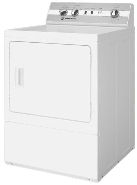 Speed Queen® DC5 7 Cu. Ft. White Gas Dryer-2
