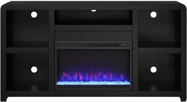 aspenhome® Taylor Black 66" Fireplace Console-2
