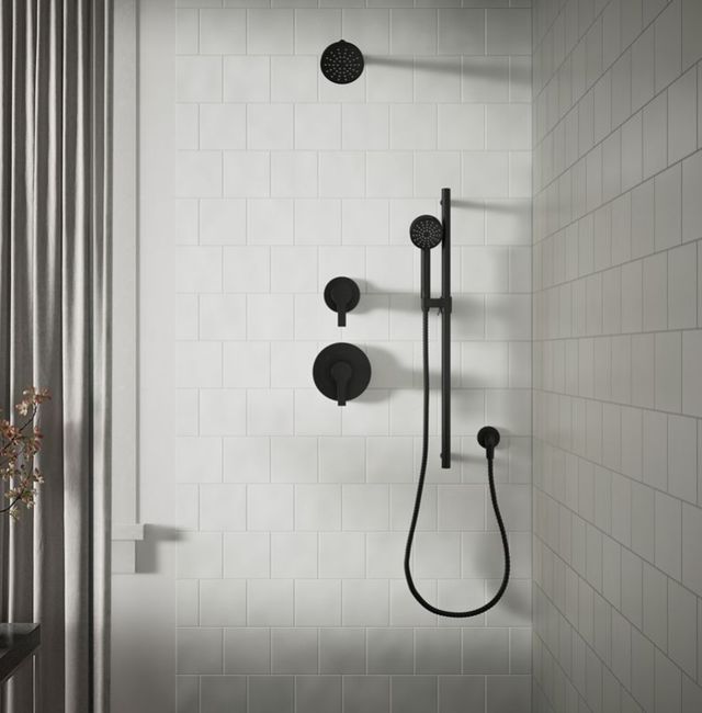 KOHLER® Elate® Matte Black 2.5 GPM Single-Function Showerhead-2