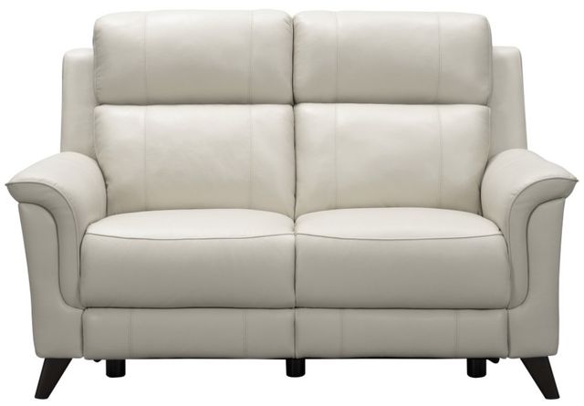 BarcaLounger® Kester Laurel Cream Leather Power Reclining Loveseat-2