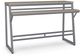Amisco Customizable Crawford Thermo Fused Laminate Console Table with Metal Frame -0
