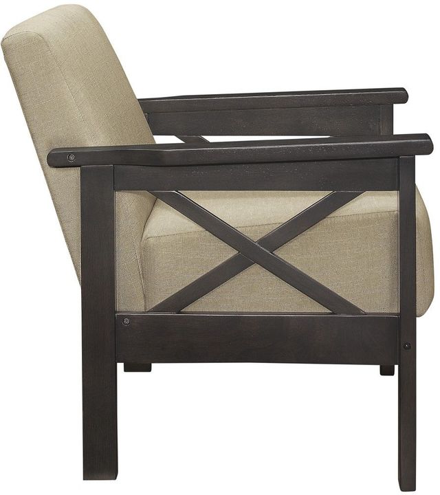 Mazin Furniture Herriman Light Brown Accent Chair-2